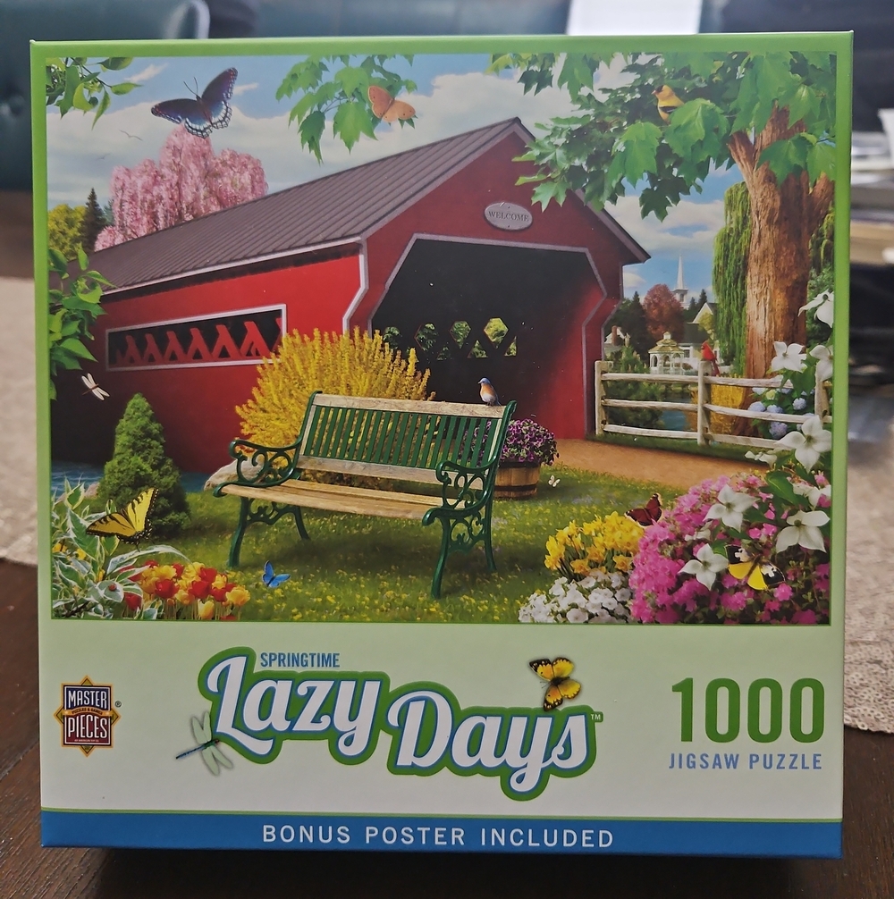 Lazy Days Springtime 1000-Piece Jigsaw Puzzle - Used